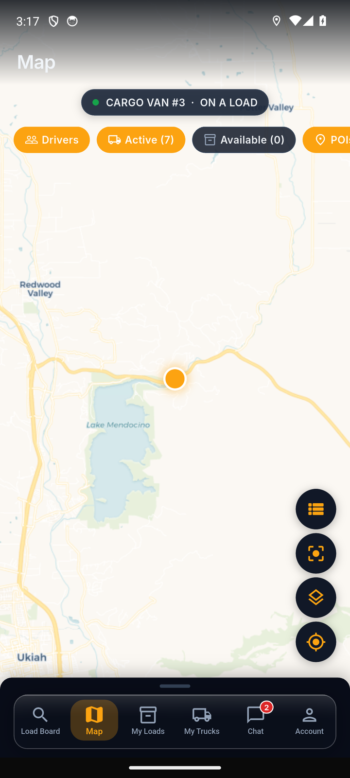 Loads on the map